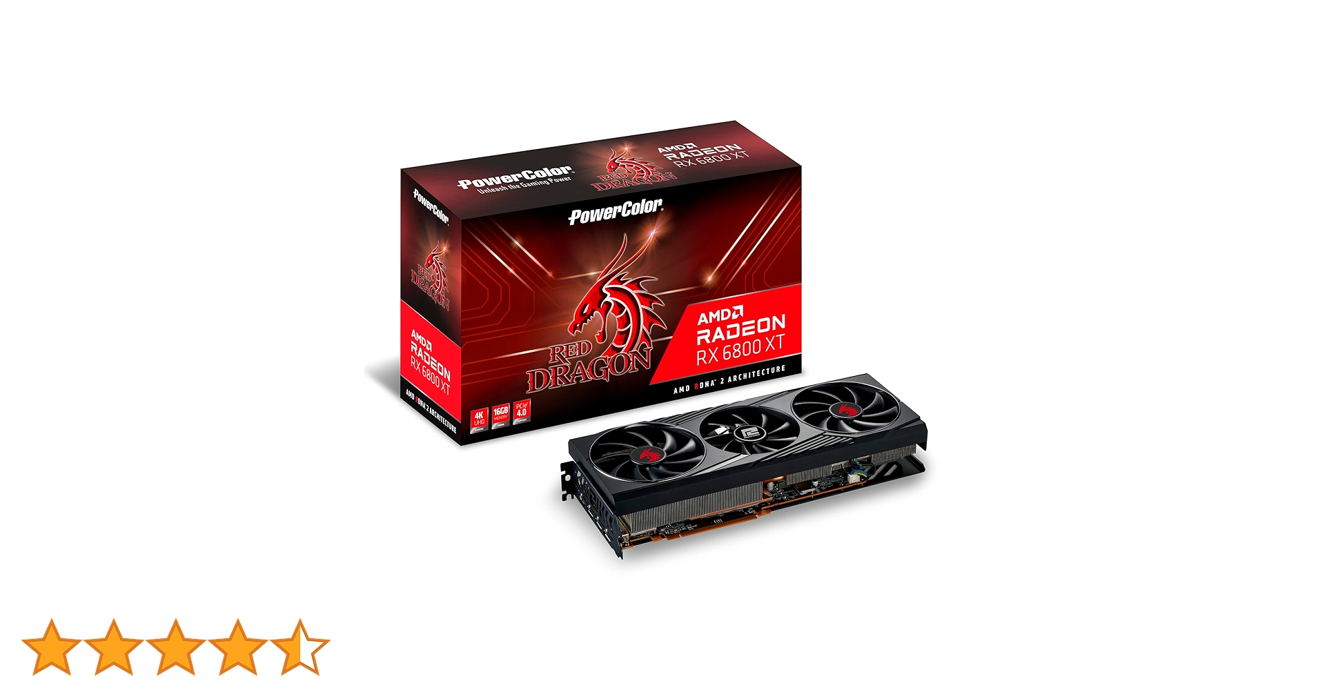 PowerColor Red Dragon AMD Radeon RX 6800 XT Gaming Graphics